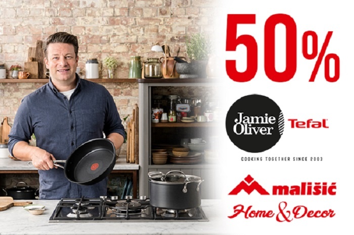 Samo u trgovinama Mališić Home&Decor – 50% popusta na visokokvalitetno posuđe Jamie Oliver