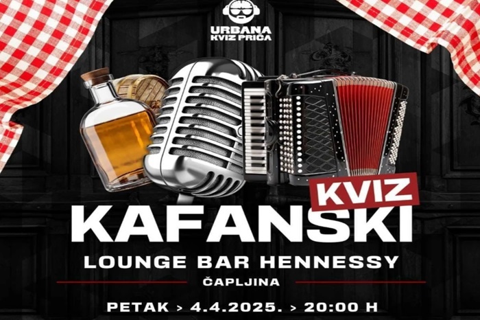 Kafanski kviz u petak u Hennessyu – znanje, pjesma i zabava uz mezu i karirane stolnjake!