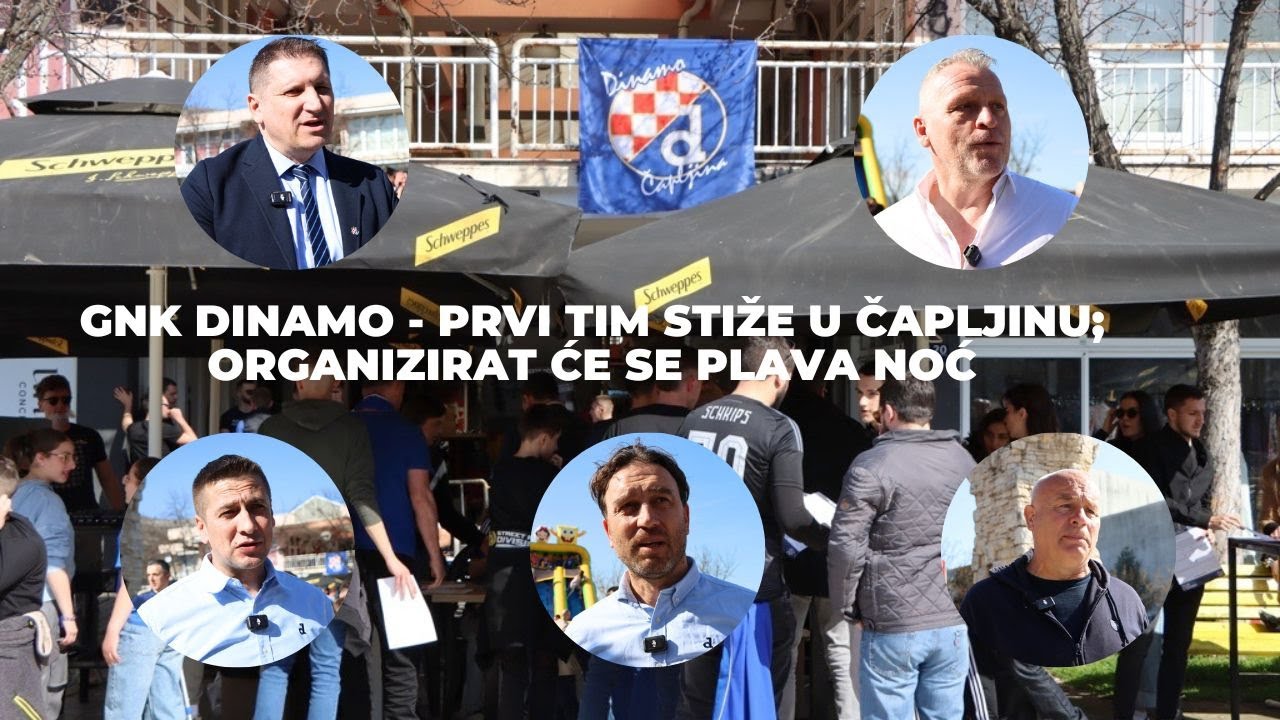 FOTO/VIDEO | Legende Dinama: U Čapljinu na utakmicu stiže prvi tim; organiziramo i Plavu noć!
