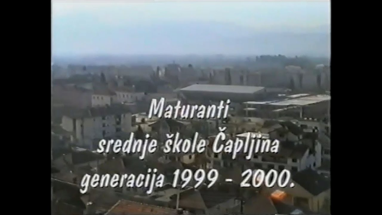 VIDEO | Maturanti i maturalna zabava 1999./2000. – Srednja škola Čapljina