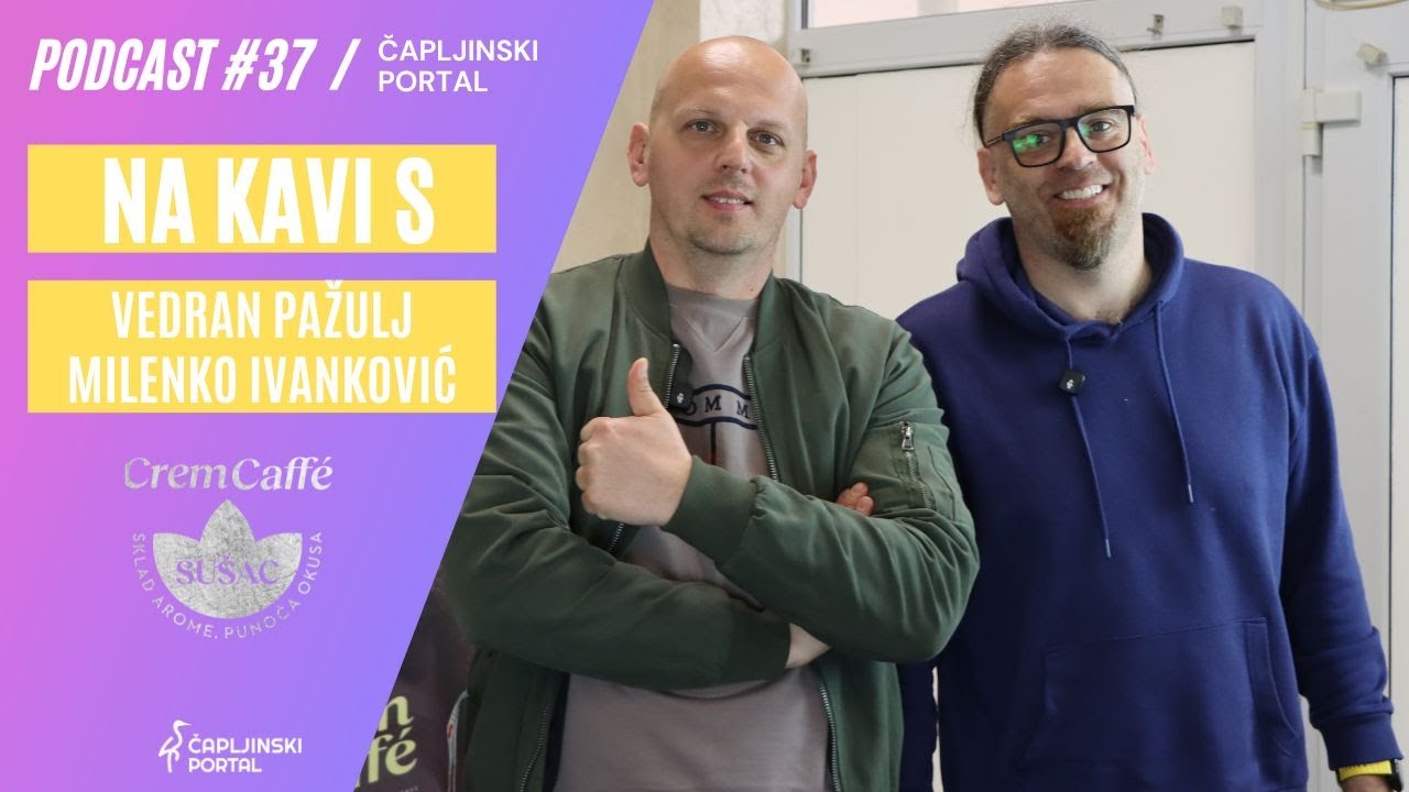 ‘Na kavi s’ uz Crem Caffe Sušac: Vedran Pažulj i Milenko Ivanković o biciklizmu