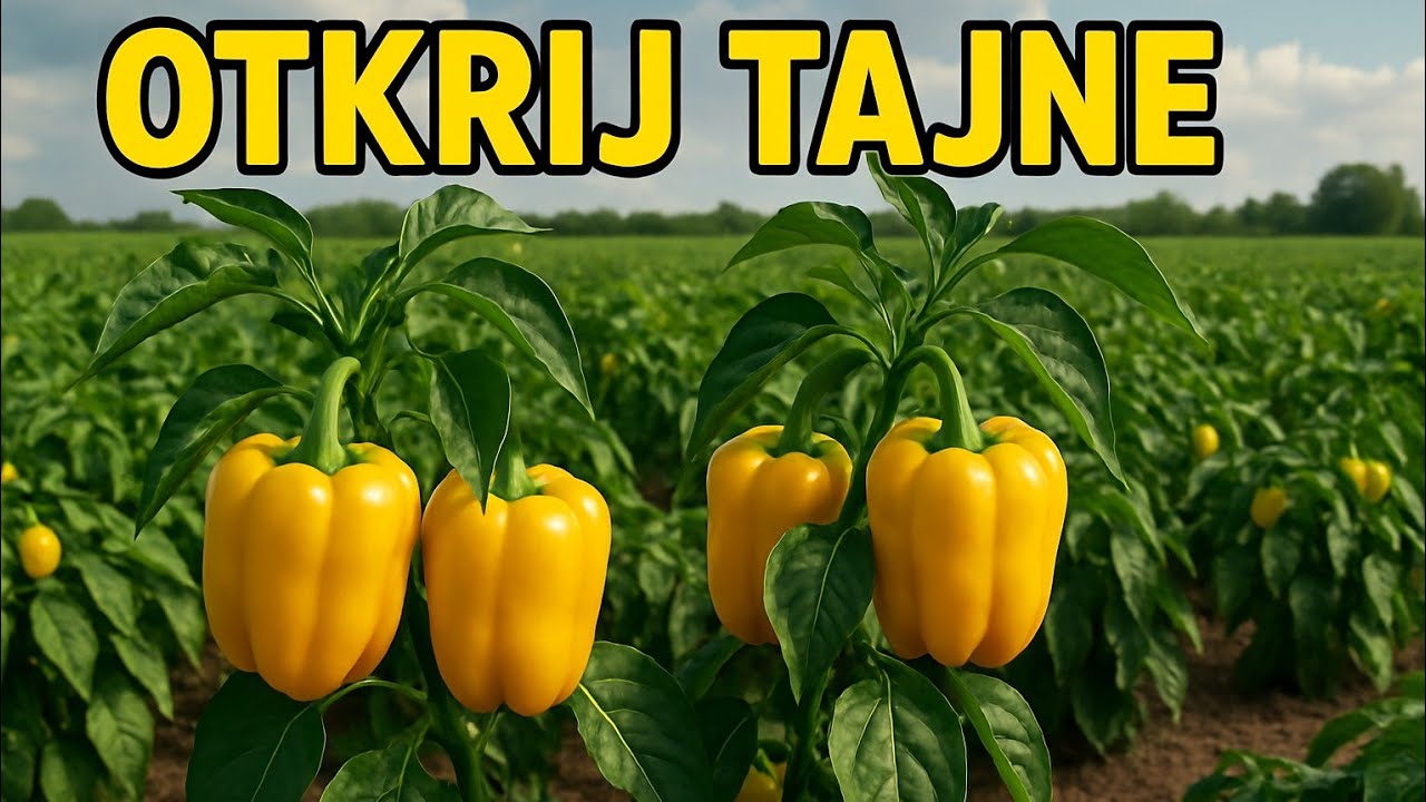 VIDEO | Želite krupnije i sočnije paprike? Pogledajte trikove koji zaista djeluju!
