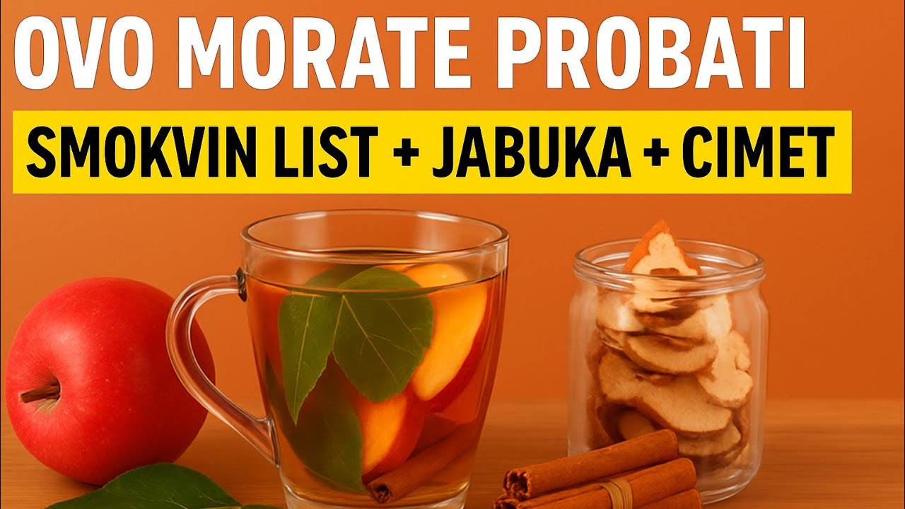 VIDEO | Čaj od smokvina lista, jabuke i cimeta: Prirodni eliksir probavu i imunitet