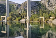 FOTO | Razmontiran most preko Neretve u Šurmancima