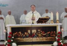 FOTO | Biskup Palić predvodio misu i blagoslovio novi Pastoralni centar sv. Ivana Pavla II na Hotnju