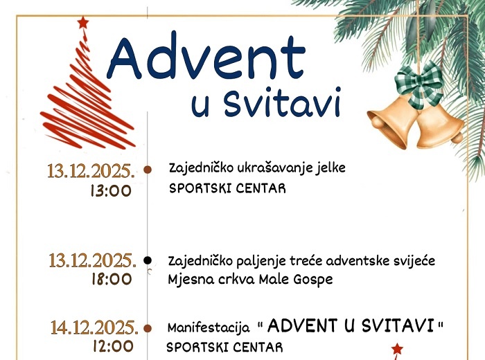 Advent u Svitavi 13. i 14. prosinca – pogledajte što vas očekuje