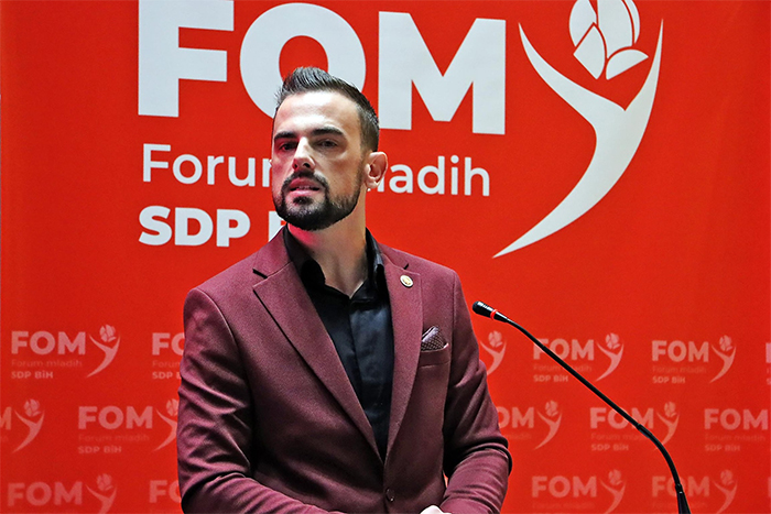 Čapljinac Alen Tucaković izabran za predsjednika Foruma Mladih SDP-a BiH