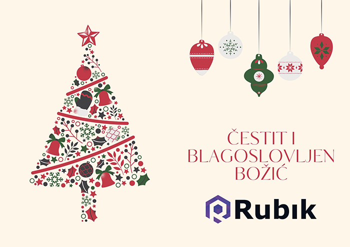Zajedno gradimo vidljivije sutra: Blagdanska čestitka Rubik agencije