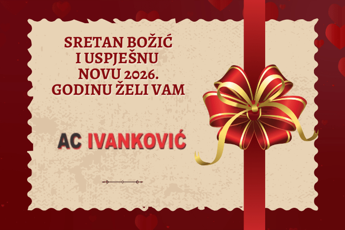 AC Ivanković: Neka vam Božić i Nova godina donesu zdravlje, sreću, uspjeh i bezbroj sigurnih kilometara