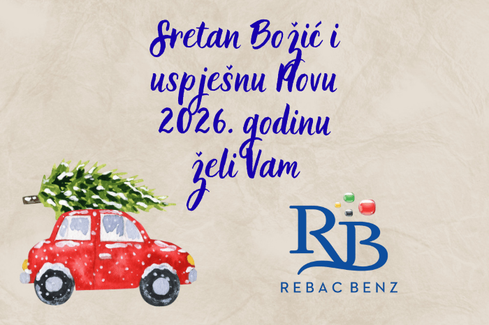 Rebac benz: Sretan Božić, a Nova 2026. godina nek vas vodi sigurnim cestama