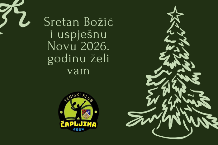 Teniski klub Čapljina: Sretan Božić i uspješna Nova godina na terenu i izvan njega