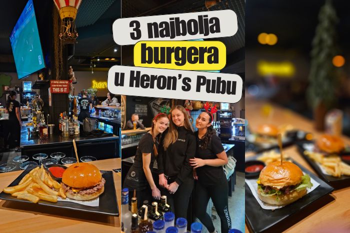 VIDEO | Ovo su 3 najtraženija burgera u Heron’s pubu koja morate probati!