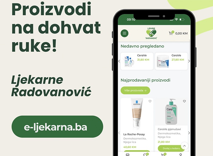 Sve iz Ljekarni Radovanović dostupno online, brzo, jednostavno i jednim klikom i preko ČA::portala