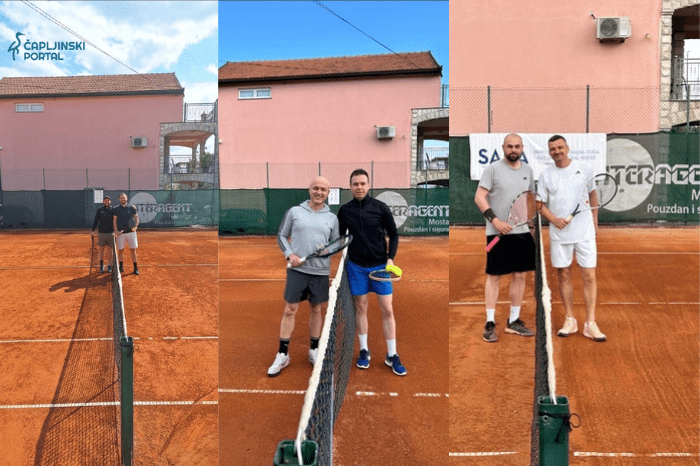 FOTO | Na terenima Teniskog kluba Čapljina u tijeku je “Tenis Liga Čapljina 2026” koja broji 20 igrača