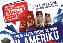 Velika nagradna igra: Crem caffe Sušac te vodi na Svjetsko prvenstvo u Ameriku