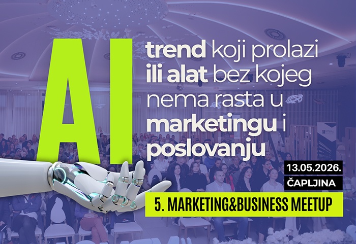 Čapljina domaćin 5. Marketing&Business Meetupa: Fokus na umjetnoj inteligenciji u marketingu i poslovanju