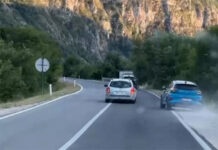 VIDEO | Snimka opasne vožnje: Vozač ukradenim autom bježao iz Mostara prema Čapljini