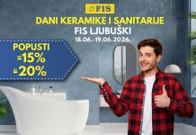 Dani keramike i sanitarije u FIS-u u Ljubuškom – iskoristite odlične pogodnosti