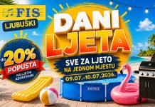 Dani ljeta u FIS-u u Ljubuškom – do 20% popusta na ljetni asortiman