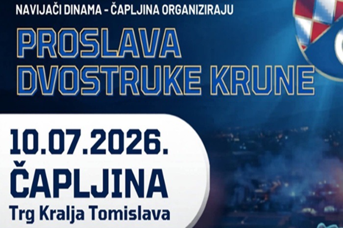 dinamo capljina proslava dvostruke krune