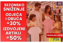 Odjeća i obuća do 50% povoljnije – sezonsko sniženje u FIS-u i dalje traje