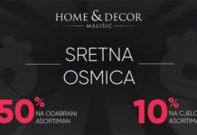 Dan odličnih akcijskih popusta – Sretna Osmica u trgovinama Mališić Home&Decor