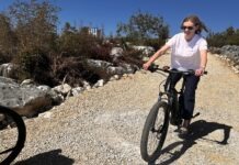 FOTO | Pedalama do vidikovca: gradonačelnica Raguž provozala se biciklističkom stazom Gradina