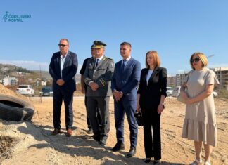 FOTO | Svečano položen kamen temeljac za izgradnju novog objekta TU granične policije BiH u Čapljini