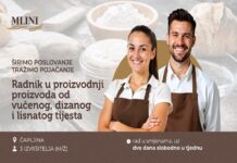 Otvorena radna mjesta u proizvodnji – MLINI d.o.o.