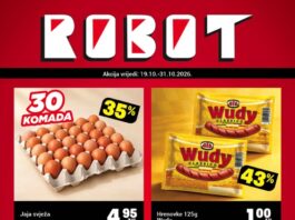 ROBOT zna kako se kupuje pametno: Velika kupovina uz male cijene od 19. do 31. listopada!