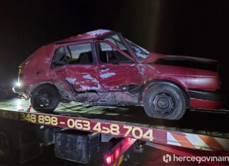 FOTO | Jedna osoba smrtno stradala u nesreći kod Čapljine